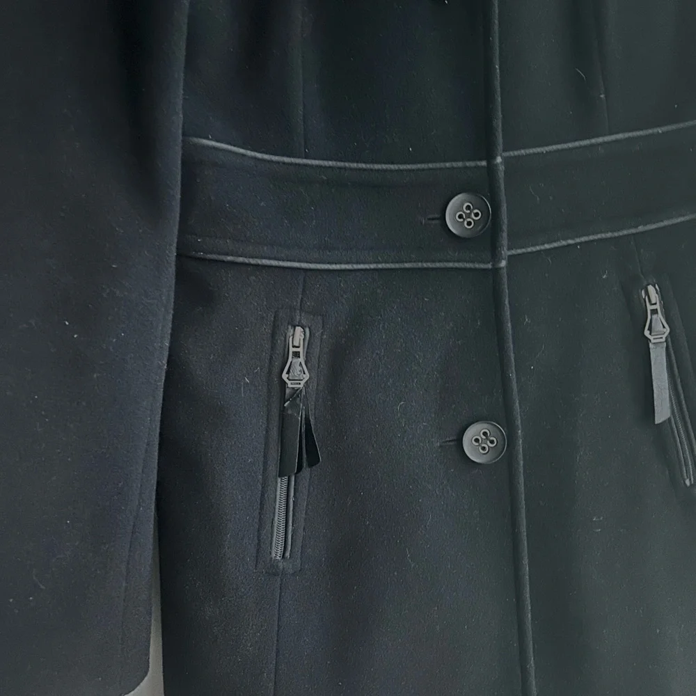 OSCAR de la RENTA stylish wool overcoat - Picture 3 of 5